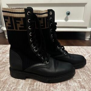 Fendi combat boots
